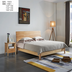 原木智作-Y003-床-1.5米/1.8米