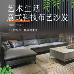 SKS 238新品上市科技布艺免洗 沙发客厅现代简约大小户型科技布