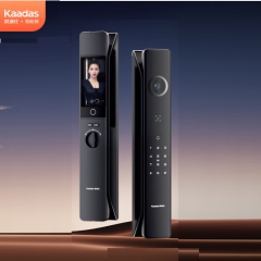 凯迪仕（KAADAS）智能门锁K70 ProMax掌静脉 3D人脸远程APP指纹可视猫眼 红古 铜